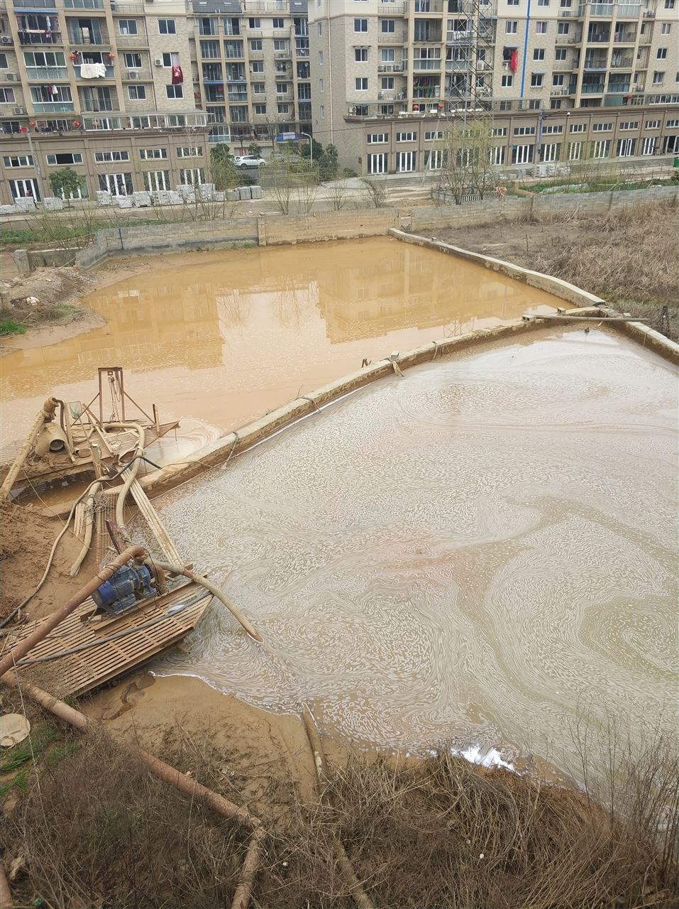 苏尼特右沉淀池淤泥清理-厂区废水池淤泥清淤